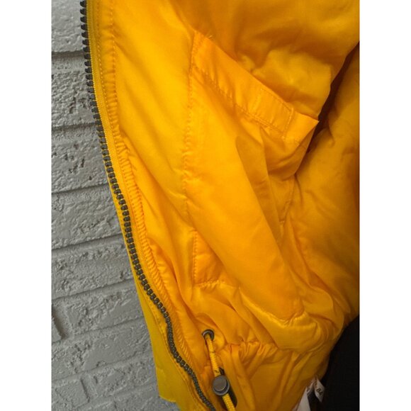 Jeunesse by Couloir Women Yellow Detachable Hoodie Winter Ski Jacket Size 12 - Picture 10 of 12